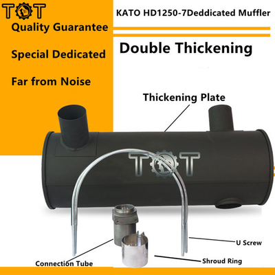 ODM di Engine Exhaust Muffler dell'escavatore di KATO HD1250-7 6D22T